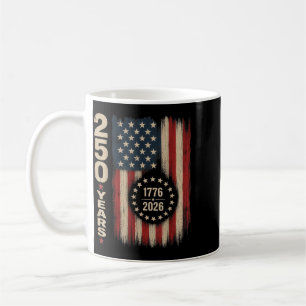 Mug Chemise 4 juillet 2026 Drapeau américain 250e