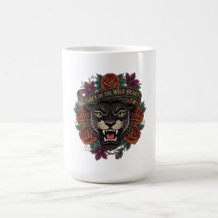 Mug Chemise à manches longues Panther et Roses