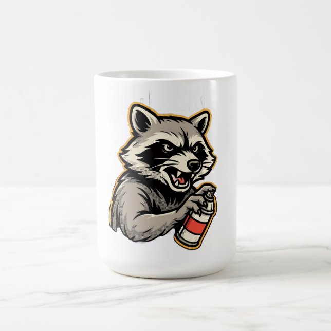 Mug Chemise à manches longues Raccoon Spray (Centre)