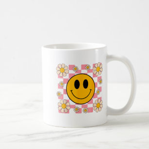 Mug Chemise à motif à carreaux visage heureux rétro so