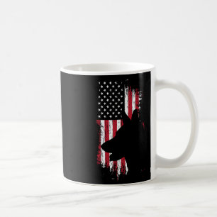 Mug Chemise allemande Shepherd drapeau américain Usa p