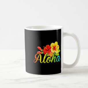 Mug Chemise Aloha fleur hawaïenne hawaii vacances femm