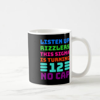 Mug Chemise Anniversaire 12 Ans Amusante - Rizz, Sigma