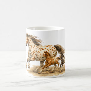 Mug Chemise Appaloosa vintage pour cavalier Rétro 90