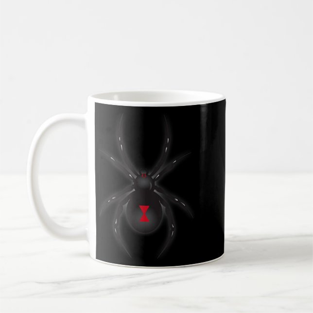 Mug Chemise Araignée Veuve Noire (Gauche)