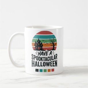 Mug Chemise avec gravure vintage Spooktacular Hallowee