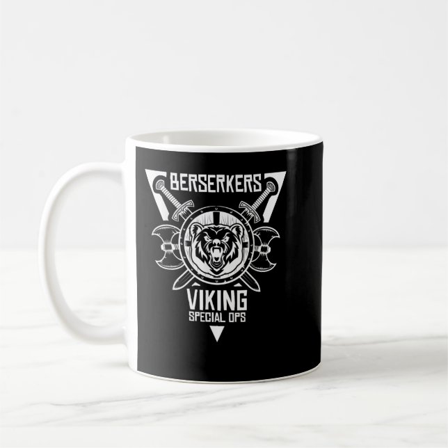 Mug Chemise Berserker Viking Opérations spéciales Ours (Gauche)