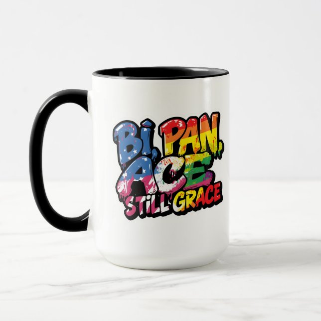 Mug Chemise Bi Pan Ace Still Grace | Citations drôles  (Gauche)