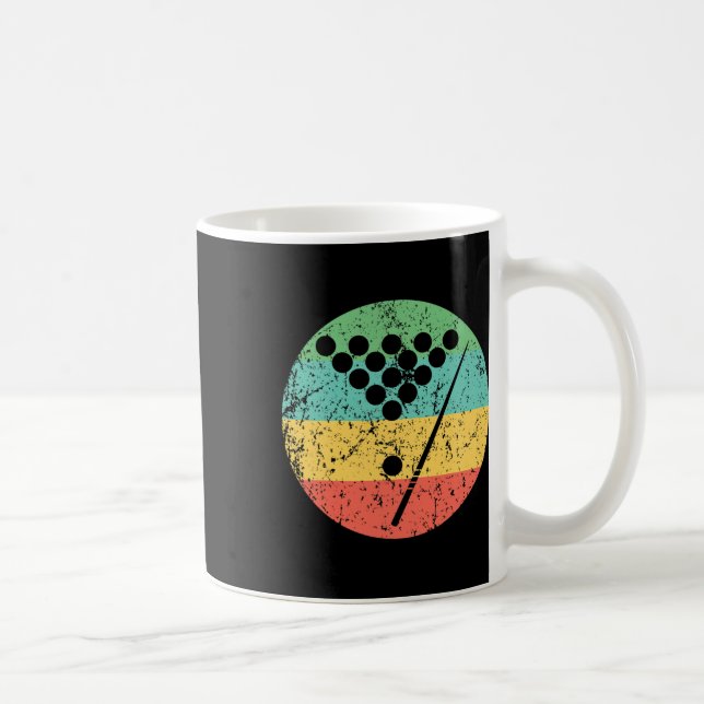 Mug Chemise billard - Piscine rétro Vintage (Droite)