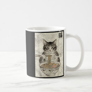 Mug Chemise Chat Ramen Japonais Kawaii Anime