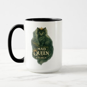 Mug Chemise Cheshire Cat Énergie de Reine Folle