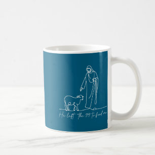 Mug Chemise chrétienne Il a quitté les 99 pour me trou