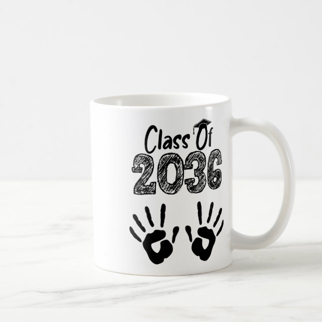 Mug Chemise Cl de 2036 Grandis avec Moi Empreinte de M (Droite)