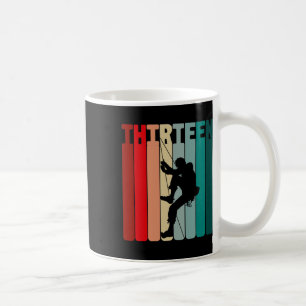 Mug Chemise d'anniversaire 13 ans d'escalade Garçon 13