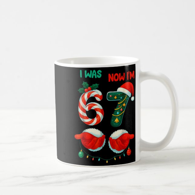 Mug Chemise d'anniversaire de 7 ans Était 6 maintenant (Droite)