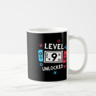 Mug Chemise d'anniversaire garçon Niveau 9 débloqué Pa