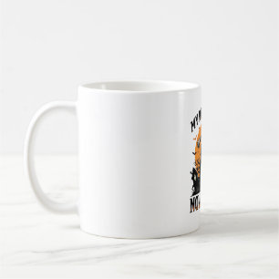 Mug Chemise d'attendant d'Halloween Balai Cassa Humour