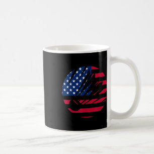 Mug Chemise de Badminton Drapeau Américain Hommes Femm