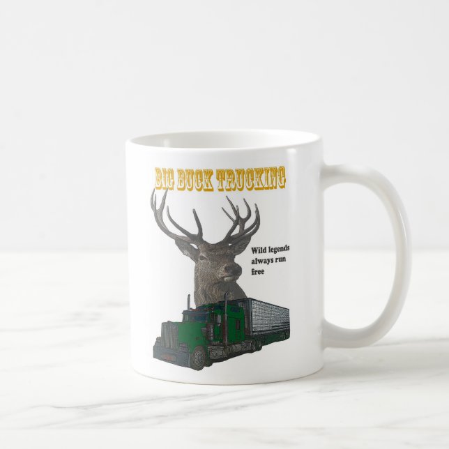 Mug Chemise de camionnage de fortune (Droite)