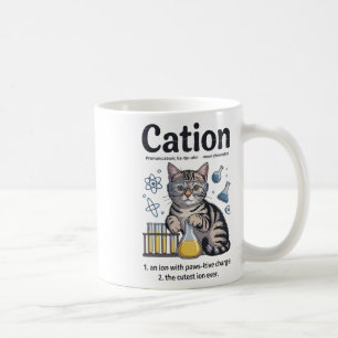 Mug Chemise de cation Chat Science Chimie Professeur D