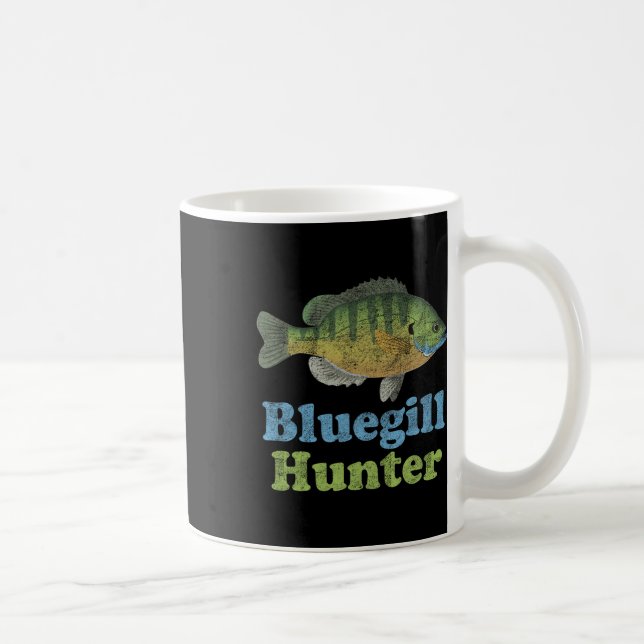 Mug Chemise de chasseur de Bluegill drôle de pêcheur d (Droite)