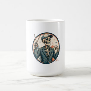 Mug Chemise de chef d'orchestre squelette élégant