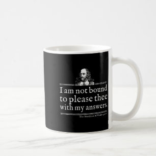 Mug Chemise de citation de Shakespeare non liée à plai