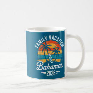 Mug Chemise de conception Vacances en famille Bahamas