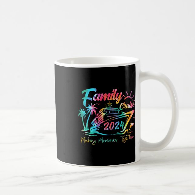Mug Chemise de croisière en famille 2024 Vacances Fair (Droite)