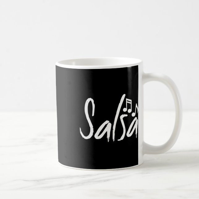 Mug Chemise de danse Salsa Danser Danser Dons Dons Don (Droite)