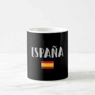 Mug Chemise de fan de football d'Espagne Drapeau