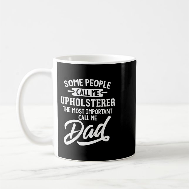 Mug Chemise de fête des pères pour un papa d'éléphateu (Gauche)