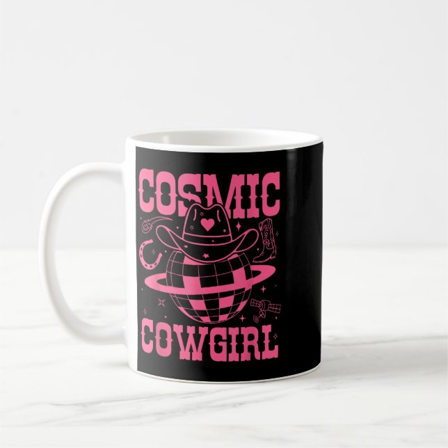 Mug Chemise de filles de cow-boy de l'espace cosmique  (Gauche)
