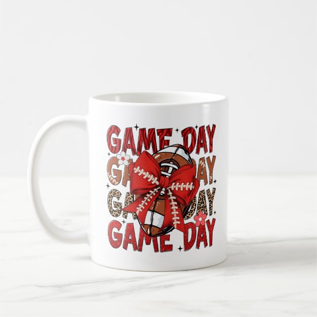 Mug Chemise de football rouge du jour de match – Audac (Gauche)