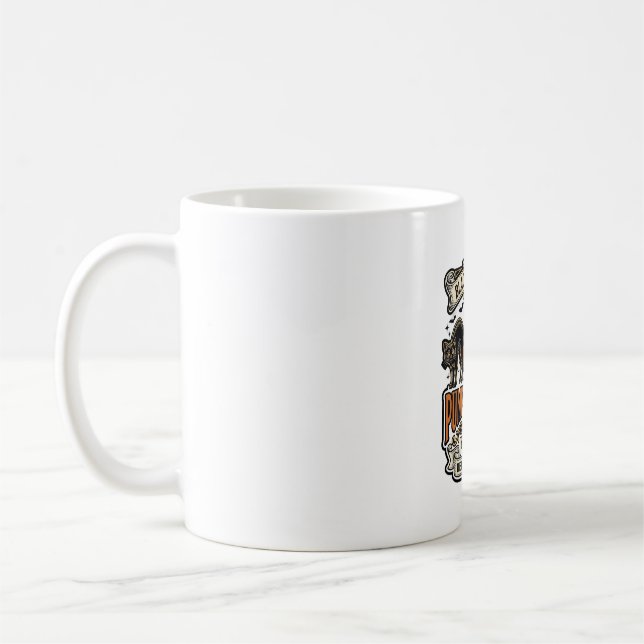 Mug Chemise de garde de sécurité Halloween avec chats  (Gauche)