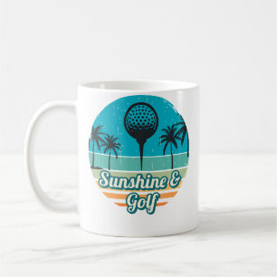 Mug Chemise de golf Sunshine pour golfeur Golf d'été