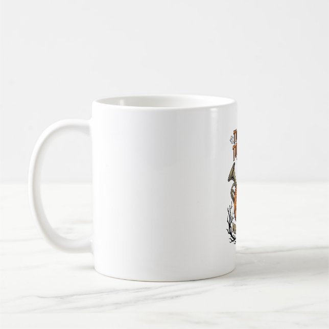 Mug Chemise de gravure de citrouille Halloween profess (Gauche)