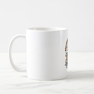 Mug Chemise de gravure vintage de fantôme de citrouill