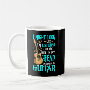 Mug Chemise de Guitare Drôle Je peux avoir l'air d'éco
