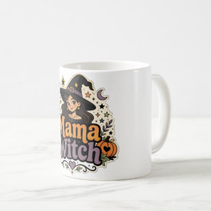 Mug Chemise de Halloween vintage Groovy Mama Sorcière