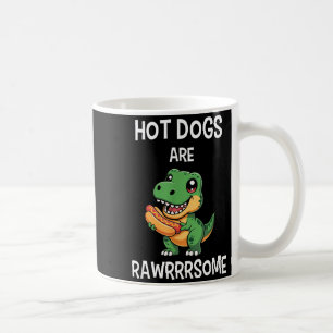 Mug Chemise de hot dog T Rex de dinosaure Les hot dogs