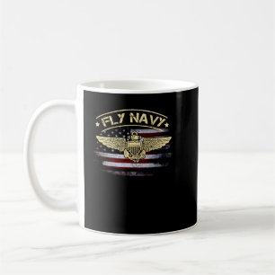 Mug Chemise de la marine de vol Classique Officier de 