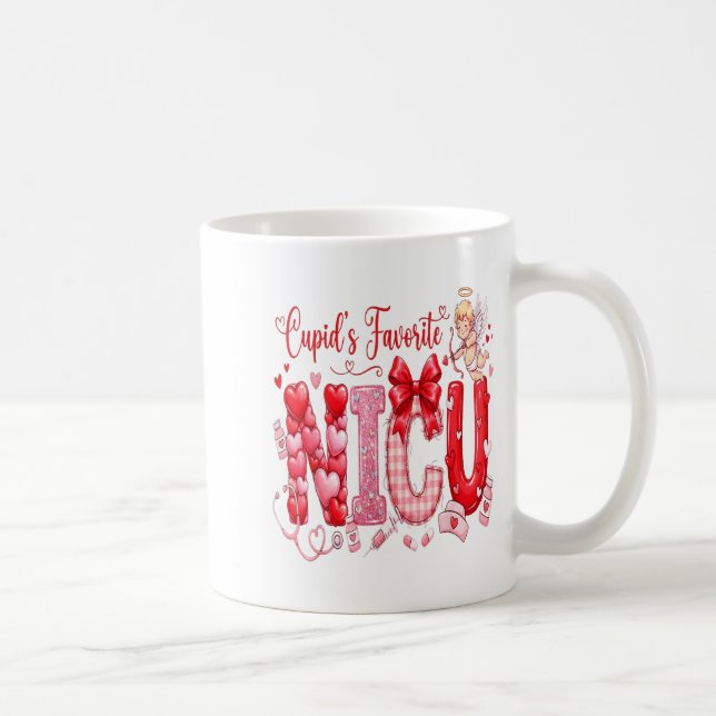 Mug Chemise de la Saint-Valentin de la nurse préférée  (Droite)