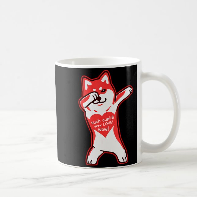 Mug Chemise de la Saint-Valentin Doge Meme - Shiba Inu (Droite)
