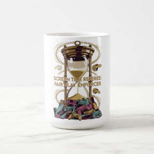 Mug Chemise de l'arbitre du temps d'écran, l'agent de