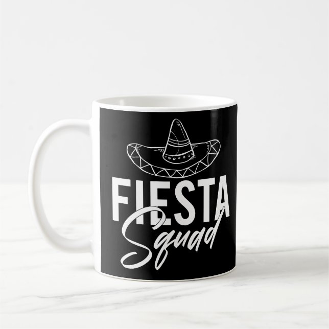 Mug Chemise de l'équipe de fiesta, chemises de fête de (Gauche)