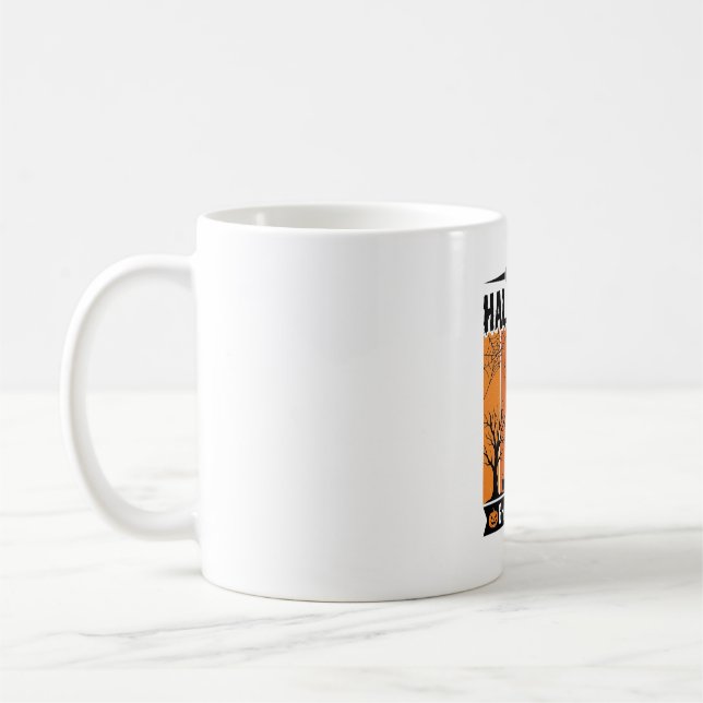 Mug Chemise de maison hantée de fête de fantôme de Hal (Gauche)