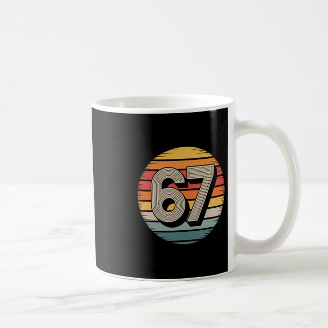 Mug Chemise de mème 67 Six Sept 6 7 Mème Drôle Numéro  (Droite)
