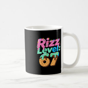 Mug Chemise de mème niveau Rizz 67 Glace à la crème qu