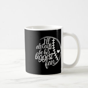 Mug Chemise de mère de softball, cadeau de softball Je